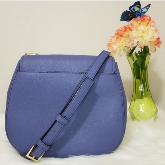 Kate Spade Cameron Street Byrdie Birdie Crossbody Bag In Blue Oyster - Picture 2 of 14